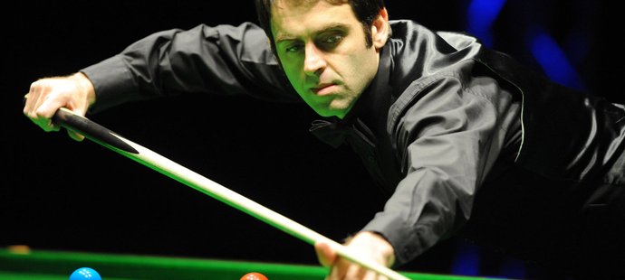 Ronnie O´Sullivan v plném soustředění