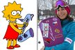 Vzorem Samkové je populární postavička Lízy Simpsonové