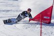 Ester Ledecká v závodě SP ve snowboardingu