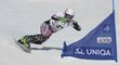 Ester Ledecká v kvalifikaci paralelního obřího slalomu na mistrovství světa