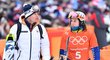 Eva Samková pod olympijskou tratí se svým koučem Tomášem Krausem
