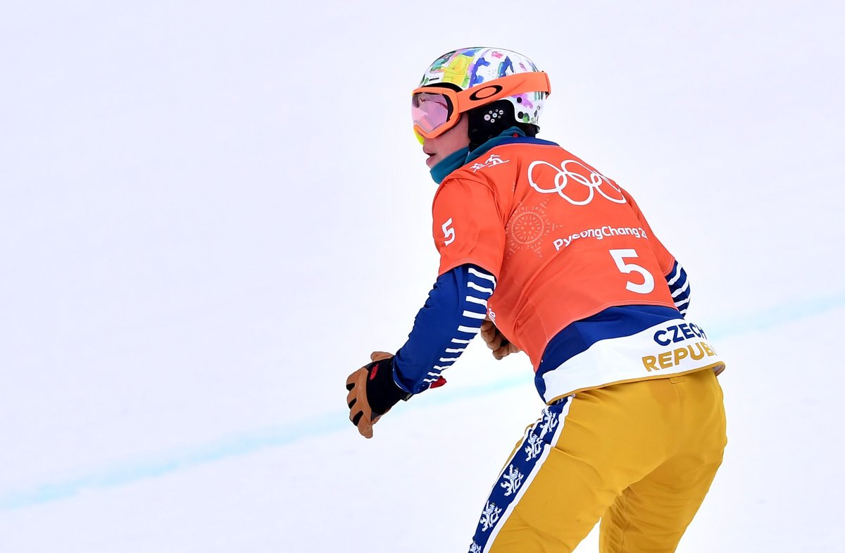 Eva Samková se připravuje na olympijský závod snowboardkrosařek v Pchjongčchangu