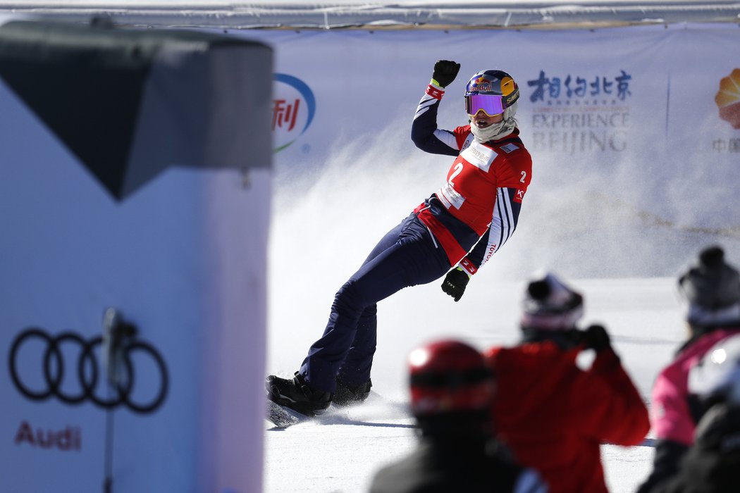 Česká snowboardistka Eva Samková