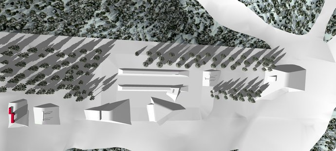 Vizualizace trati Snowjamu ve Špindlerově Mlýně
