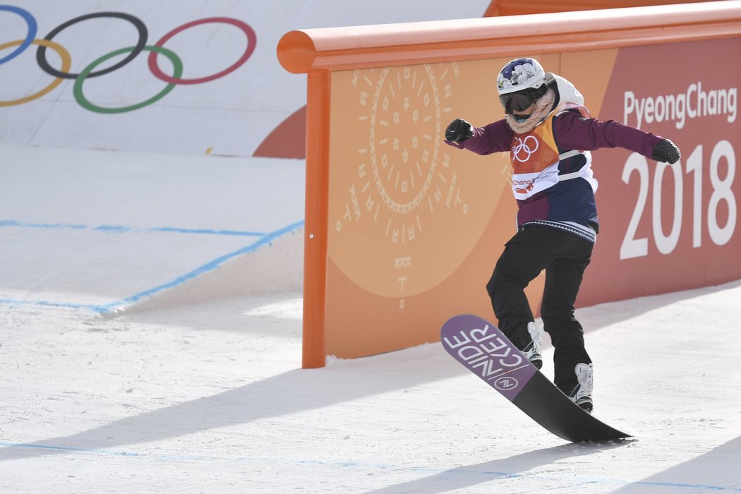 Šárka Pančochová skončila ve slopestylu na olympijských hrách v Koreji šestnáctá.