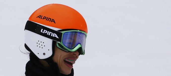 Vanessa Mae v Soči dojela poslední, měla 50 sekund ztrátu na vítězku, přesto si obří slalom užívala