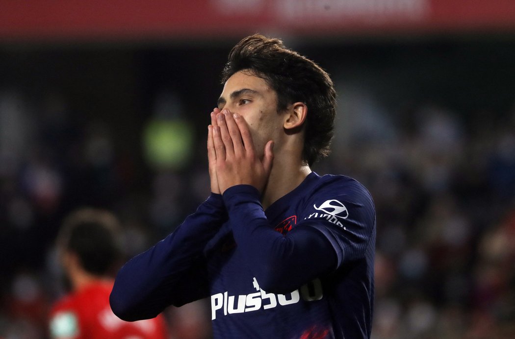 Zklamaný Joao Felix z Atlétika Madrid