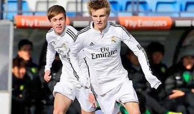 Norský záložník Martin Odegaard v prvním zápase v dresu Realu Madrid