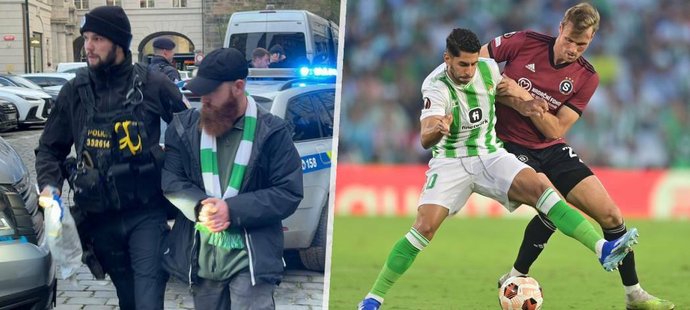 Policisté zadrželi v Praze tři fanoušky španělského fotbalového celku Betis Sevilla. Jsou podezřelí z napadení skupinky sparťanských příznivců