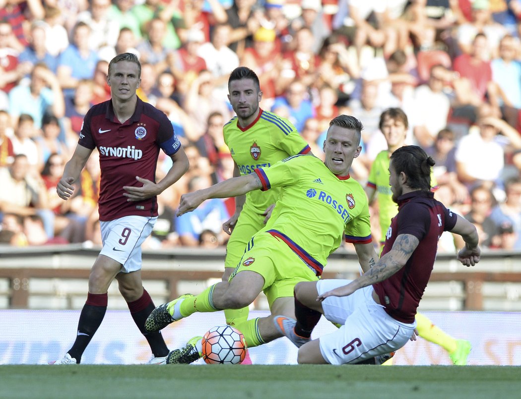 Sparta bojuje s CSKA o play-off Ligy mistrů