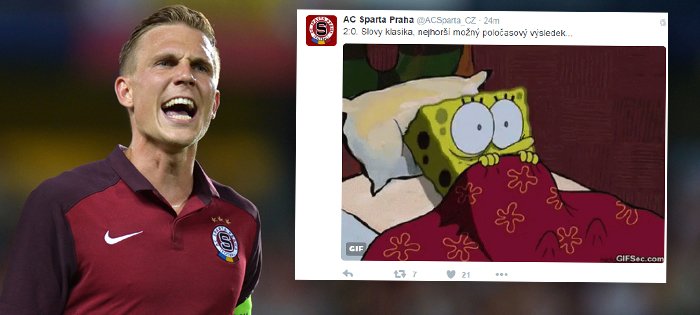 Sparta se na Twitteru smála, že stav 2:0 v poločase je nejhorší možný. V duelu se Slováckem se přesvědčila, že okřídlené rčení je poměrně pravdivé...