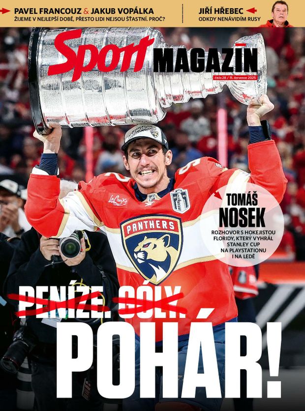 Sport Magazín: šampion Stanley Cupu, rebel Hřebec i pilot Brad Pitt Sport Magazín: šampion Stanley Cupu, rebel Hřebec i pilot Brad Pitt