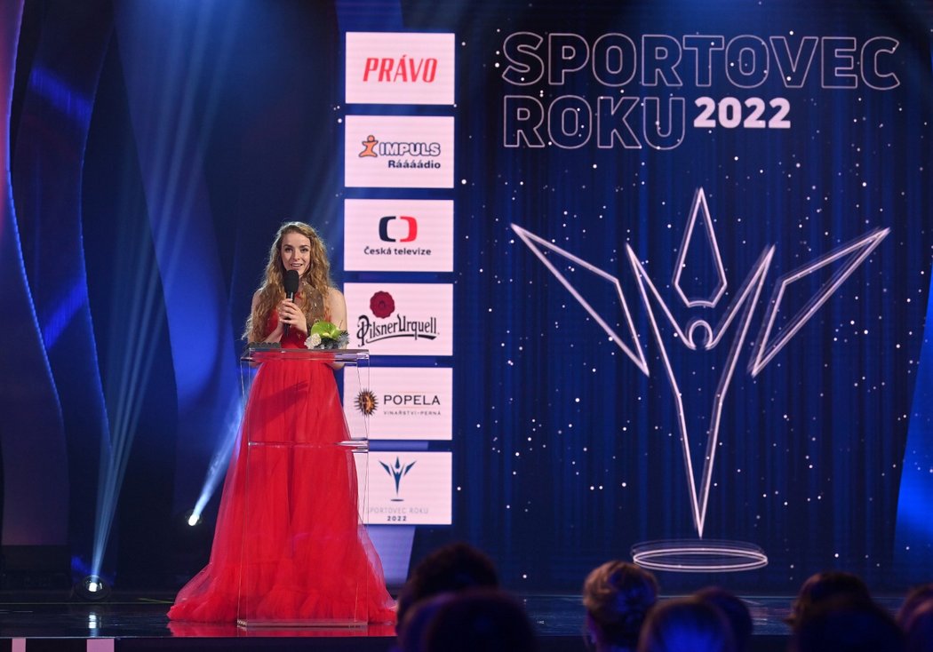 Biatlonistka Markéta Davidová se umístila v anketě Sportovec roku 2022 na šestém místě