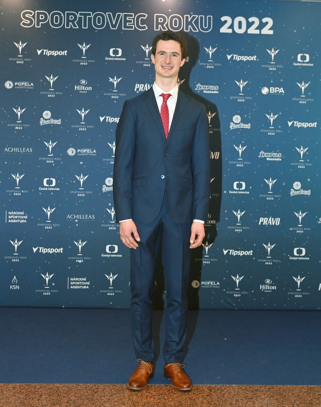 Český lezec Adam Ondra dorazil na vyhlášení ankety Sportovce roku 2022