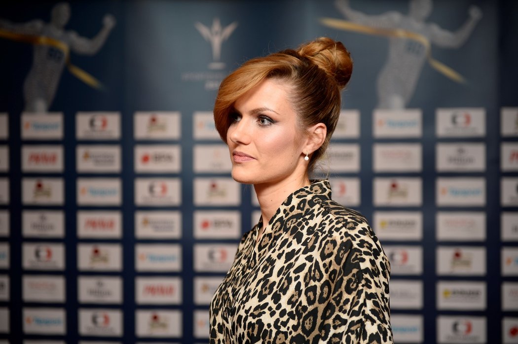 Gabriela Koukalová dorazila na setkání před Sportovcem roku s divokým vzorem