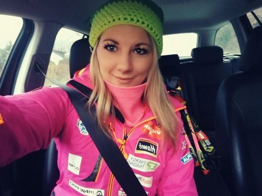 Biatlonistka Lucie Charvátová Biatlonistka Lucie Charvátová