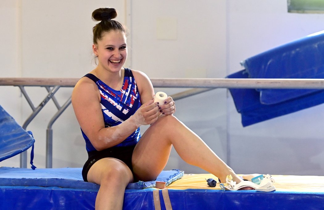 Česká sportovní gymnastka Aneta Holasová