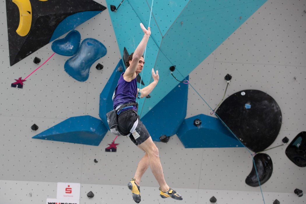 Adam Ondra jen těsně nedosáhl na zlatou medaili v kombinaci