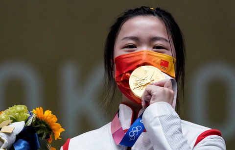 První zlatá medailistka Her v Tokiu Číňanka Jang Čchien