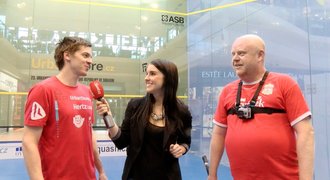 Redaktor Sportu vyzval squashistu Koukala: Snad mu to pomůže k titulu