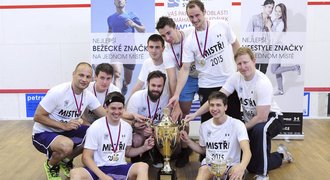 Buldoci s Gaultierem a Koukalem získali týmový titul ve squashi