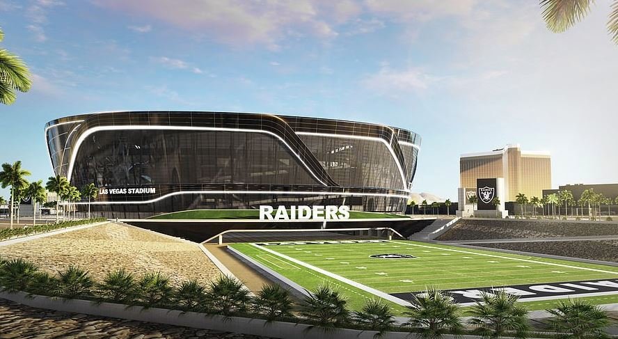 Moderní aréna pro americký fotbal v Las Vegas, kam se od roku 2020 přestěhuje mužstvo Oakland Raiders. Plánovaná kapacita je 65 000