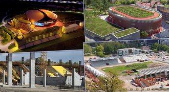 České stadiony, co vyrostou: hala pro Dynamo, sci-fi Ďolíček. Kde už staví?