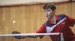 Stolní tenista Šimon Bělík má pro mistrovství Evropy juniorů a kadetů v Ostravě velké ambice