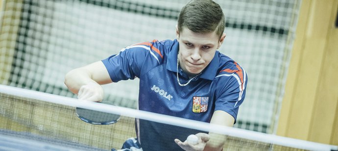 Tomáš Polanský, jedna z největších nadějí českého stolního tenisu