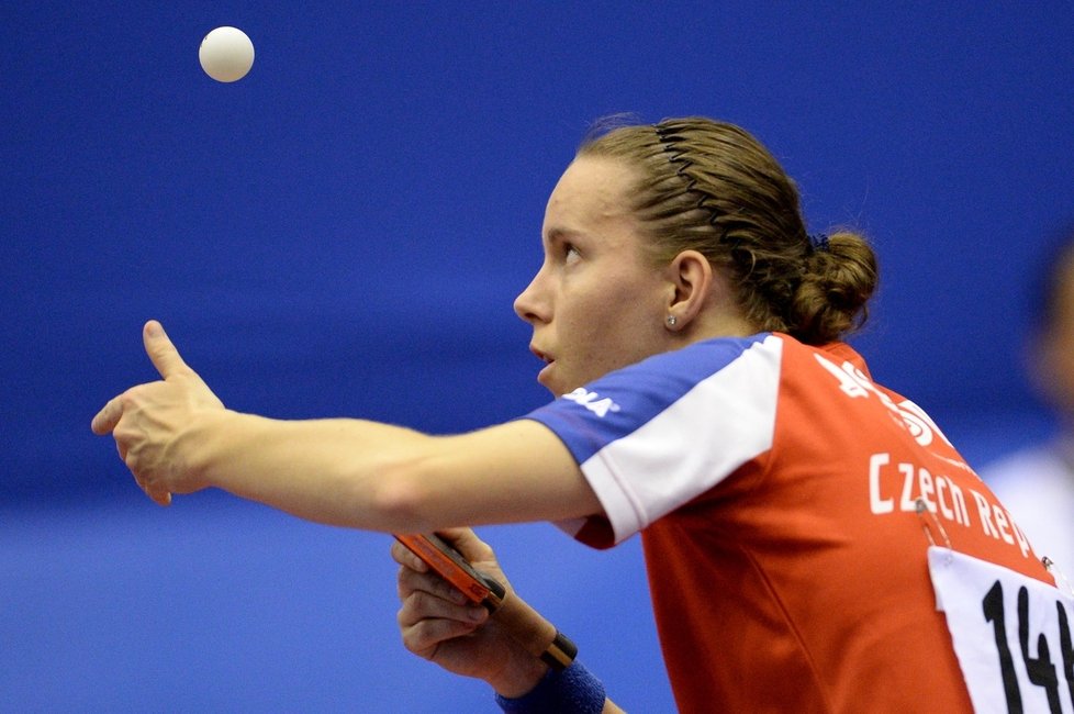 Česká stolní tenistka Iveta Vacenovská si zahraje na Evropském poháru 2014