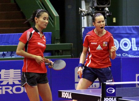Iveta Vacenovská se ve čtyřhře postarala o nejlepší český výsledek na Czech Open. S rakouskou spoluhráčkou Jia Liu se dostala do semifinále.
