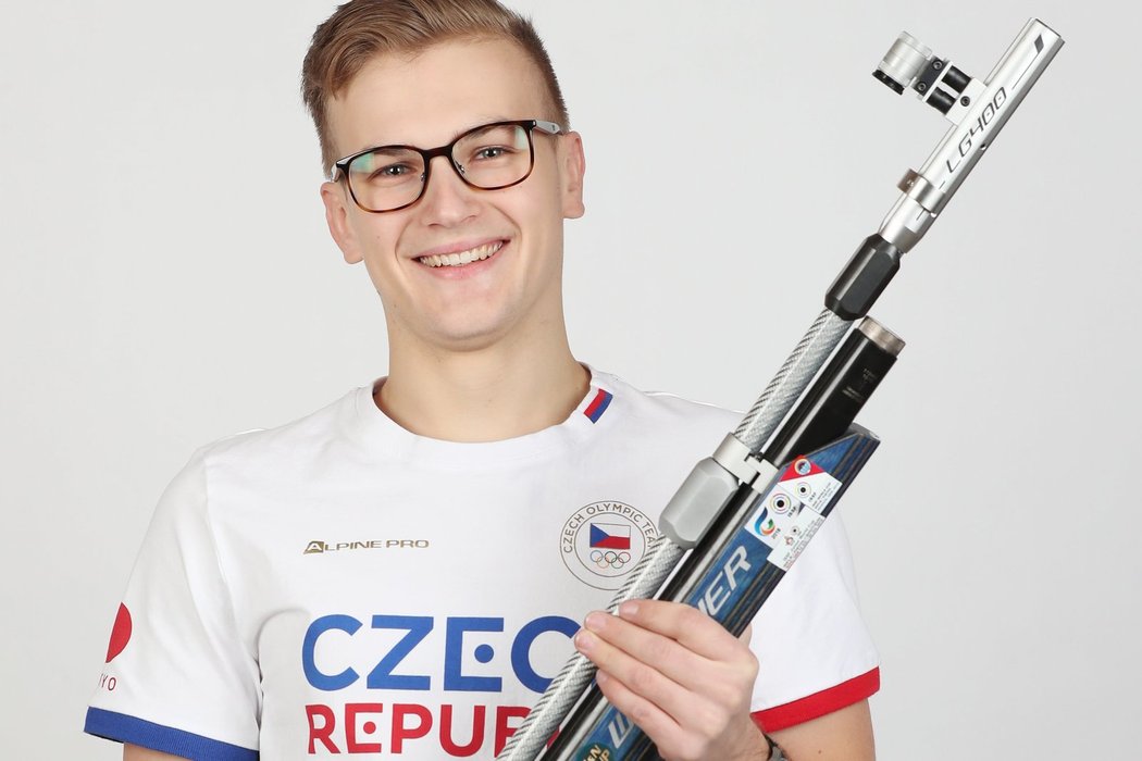 Mladý střelec Jiří Přívratský reprezentuje Českou republiku na olympiádě v Tokiu