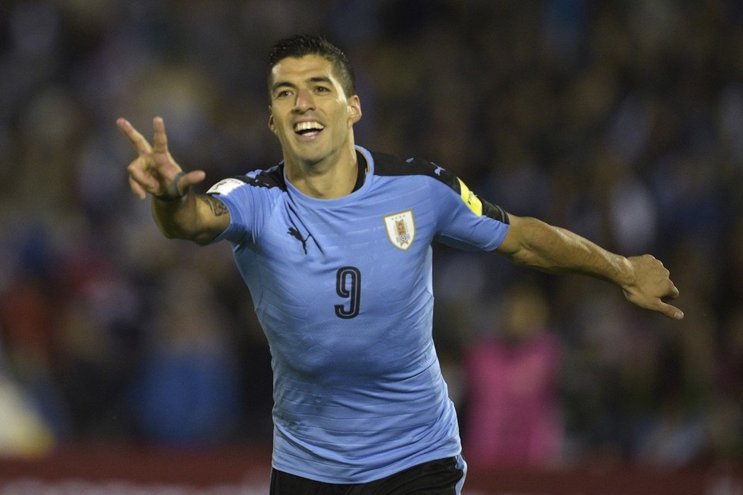 Suárez nechybí v sestavě Uruguaye