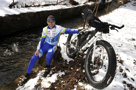 Fatbike propaguje i extrémní cyklista Jan Kopka