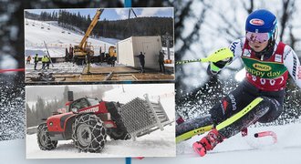 Špindl ladí na Shiffrinovou. Jak se mění sjezdovka? Úpravy za sto tisíc