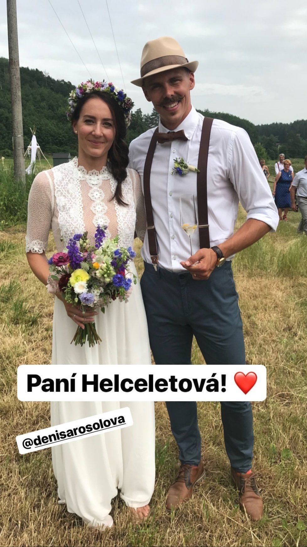 Z Denisy Rosolové už je paní Helceletová