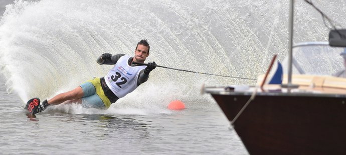 Adam Sedlmajer na Světových hrách ve Vratislavi, kde vybojoval zlatou medaili