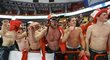 Všichni do naha! Švýcarské fanoušky dostatečně zahřál famózní postup jejich hokejových miláčků do finále mistrovství světa
