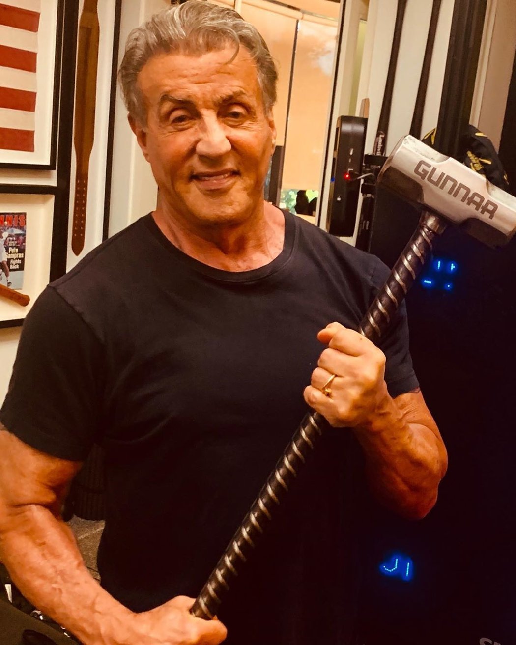 Slavný herec Sylvester Stallone