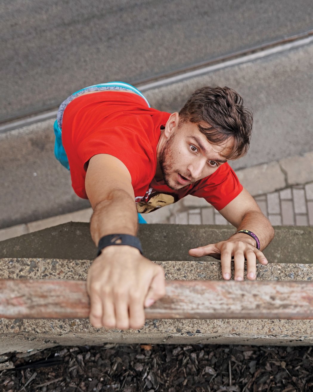 Známý český parkourista Taras Povoroznyk alias Tary