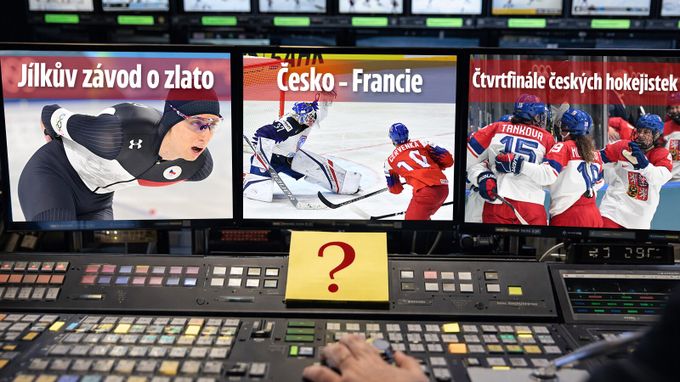 Extrémní kolize přenosů. ČT odhalila, jak skloubí dva hokeje a Jílkův hon za zlatem Extrémní kolize přenosů. ČT odhalila, jak skloubí dva hokeje a Jílkův hon za zlatem