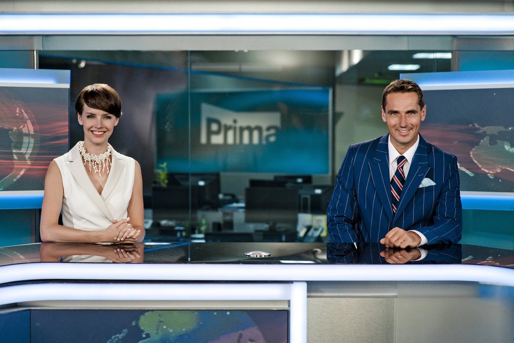 Nová zprávařská dvojice televize Prima.