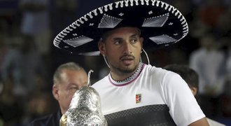 Bouřlivák vládl v Acapulcu. Kyrgios oslavil pátý titul v kariéře