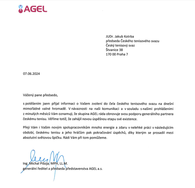Společnost Agel obnovuje partnerství s ČST Společnost Agel obnovuje partnerství s ČST