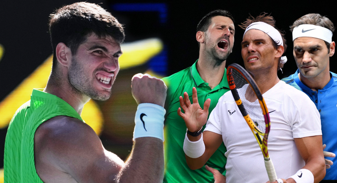 Další trofej: klokan na lýtko. Přejede všechny? Alcaraz hrozí velké trojce vymazáním Další trofej: klokan na lýtko. Přejede všechny? Alcaraz hrozí velké trojce vymazáním