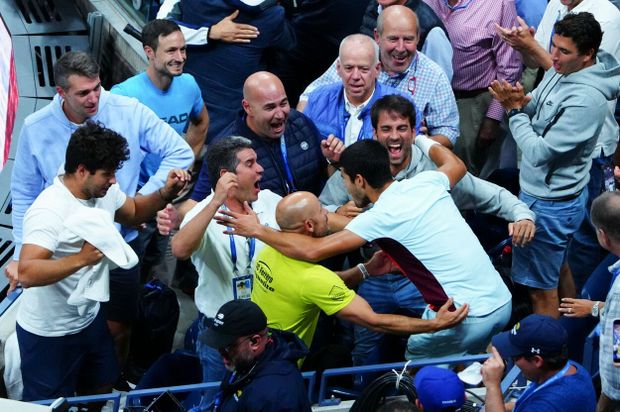 Rodinné emoce po triumfu na US Open Rodinné emoce po triumfu na US Open