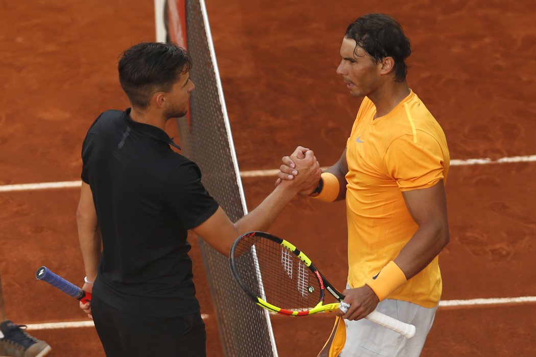 Rafael Nadal padl s Dominikem Thiemem