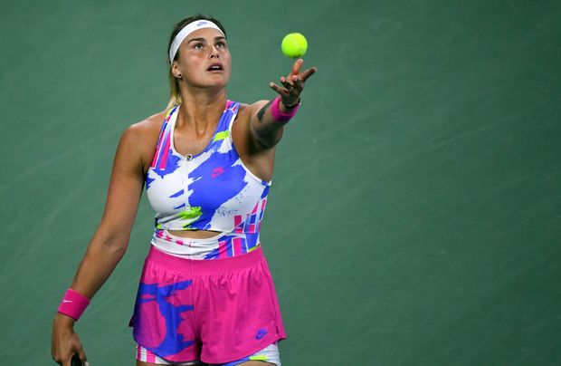 Aryna Sabalenková je proslulá i tvrdým podánín Aryna Sabalenková je proslulá i tvrdým podánín