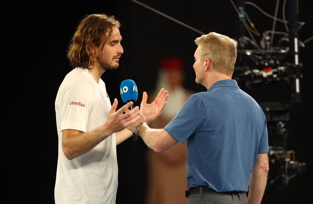 Stefanos Tsitsipas po vítězství nad Lehečkou