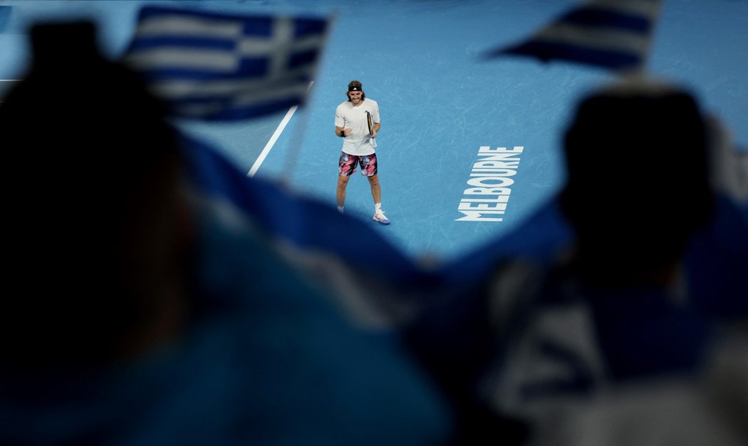 Řecký tenista Stefanos Tsitsipas je v semifinále Australian Open